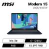 圖片 ⭐️MSI Modern 15 B13M-695TW 星辰藍 微星13代輕薄高效筆電/i7-1355U/Iris Xe/16G/1TB PCIe/15.6吋 FHD/W11/白色背光鍵盤⭐️