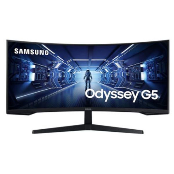 圖片 ~聯迅科技~電競螢幕 SAMSUNG 34吋 1000R Odyssey G5 曲面電競顯示器 C34G55TWWC 自取優惠洽詢