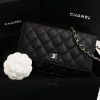 圖片 美國百分百【全新真品】CHANEL 皮包 斜背包 鏈帶包 專櫃精品 配件 真皮 隨身包 LOGO 黑色 CM00