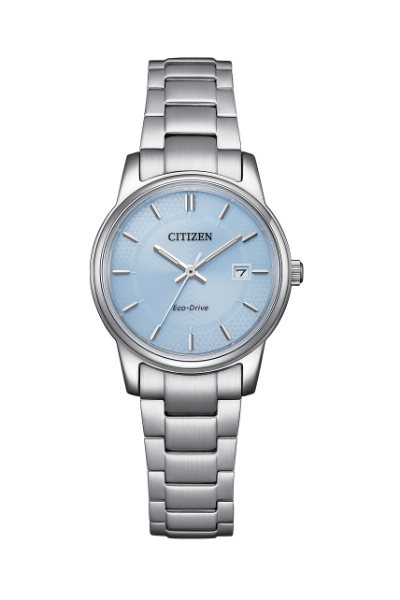 圖片 【高雄時光鐘錶】CITIZEN 星辰 錶 EW2318-73L Eco-Drive系列  藍寶石玻璃 光動能簡約女錶