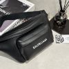 圖片 BALENCIAGA  EVERYDAY 黑色牛皮腰包/斜背包