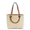 圖片 LOEWE 提花小牛皮小號 Anagram 手提包 亞麻色 A717S72X06 TAN