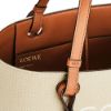 圖片 LOEWE 提花小牛皮小號 Anagram 手提包 亞麻色 A717S72X06 TAN