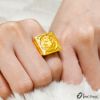 圖片 黃金男戒指-虎行天下