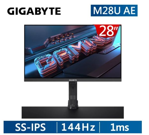 圖片 ~聯迅科技~電競螢幕 自取價15500現金含稅 技嘉 GIGABYTE M28U AE 全新品請先洽詢庫存