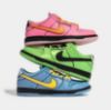 Powerpuff Girls x Nike Dunk SB Bubble Blossom Buttercup FZ8320400 FD2631600 FZ8319300