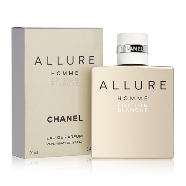 圖片 CHANEL 香奈兒香氛 ALLURE HOMME BLANCHE EDP 白色時尚男性香水 100ml - 專櫃緞帶包裝