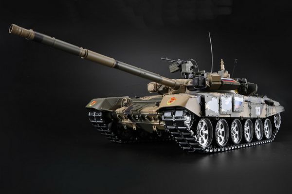 圖片 [酷飛] 恆隆HL-3938 俄羅斯T90坦克能冒煙仿真音效可BB彈射擊