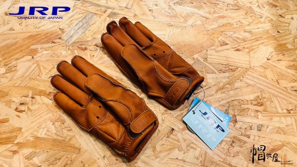 圖片 【帽牧屋】日本香川JRP職人手工皮革手套 WTS 水洗皮革 復古 真皮 透氣 防摔 打洞 騎士手套 日本製 偉士牌 深咖