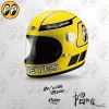 圖片 【帽牧屋】Gallop X MOONEYES TRACK SAFETY 聯名 全罩式 安全帽 樂高帽 復古 黃