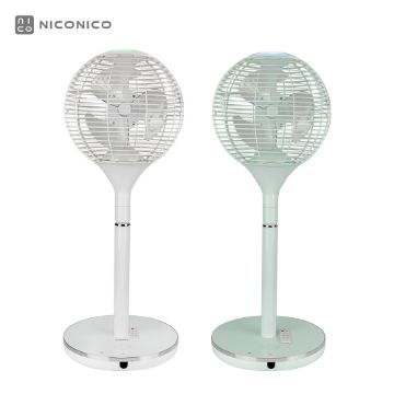 圖片 【NICONICO】360度球形DC遙控美型立扇