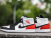 圖片 AIR JORDAN 1 MID SE "UNION BLACK TOE" 白黑紅 小UNION 中筒 852542-100