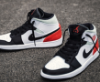 圖片 AIR JORDAN 1 MID SE "UNION BLACK TOE" 白黑紅 小UNION 中筒 852542-100