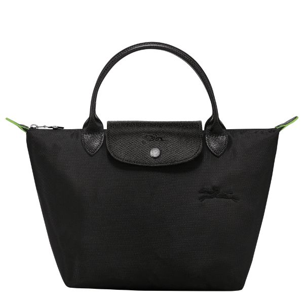 圖片 LONGCHAMP  LE PLIAGE GREEN 手提包 S 黑色 - 再生帆布 L1621919 001