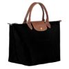 圖片 LONGCHAMP LE PLIAGE 原創系列 手提包 M 黑色 - 再生帆布 L1623089 001