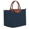 圖片 LONGCHAMP  LE PLIAGE 原創系列 手提包 M 海軍藍 - 再生帆布  L1623089 P68