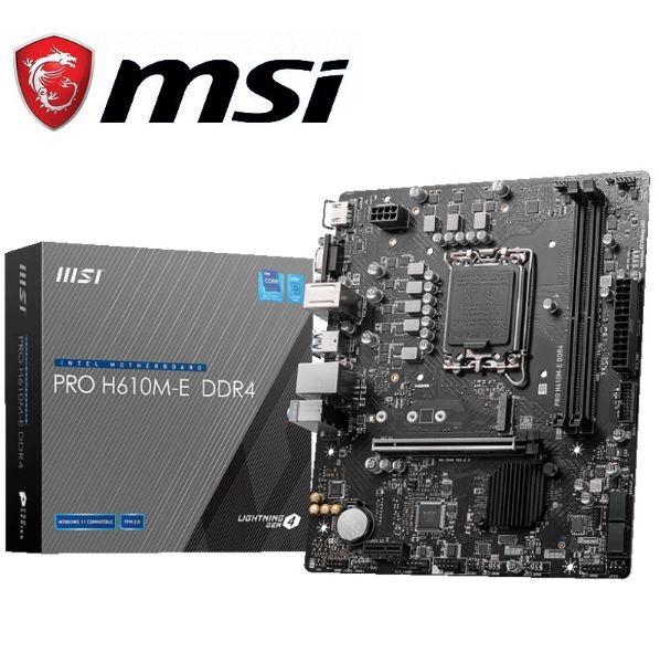 MSI 微星PRO H610M-E DDR4 主機板-zingala商店