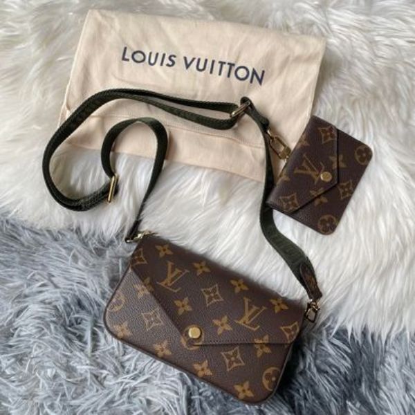 圖片 LV 老花二合一