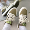 圖片 TRAVIS SCOTT x AIR JORDAN 1 LOW GOLF 白棕綠 高爾夫 倒勾6.0 女生尺寸 FZ3124-200