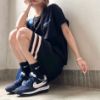 圖片 Fragment Design x Sacai x Nike LDWaffle 深藍 閃電聯名 女生尺寸 DH2684-400