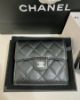 圖片 CHANEL 全新歐洲購入 經典三折短夾 銀扣 荔枝牛皮