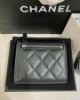 圖片 CHANEL 全新歐洲購入 經典三折短夾 銀扣 荔枝牛皮
