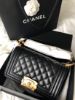 圖片 CHANEL Boy 20 cm 荔枝黑金