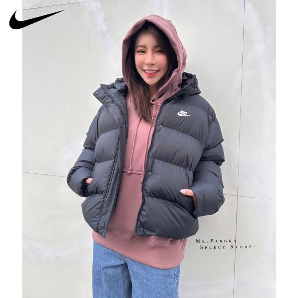 圖片 NIKE TF ECDWN GS PUFFER JKT FD8291-010 女款 黑色 羽絨外套🖤