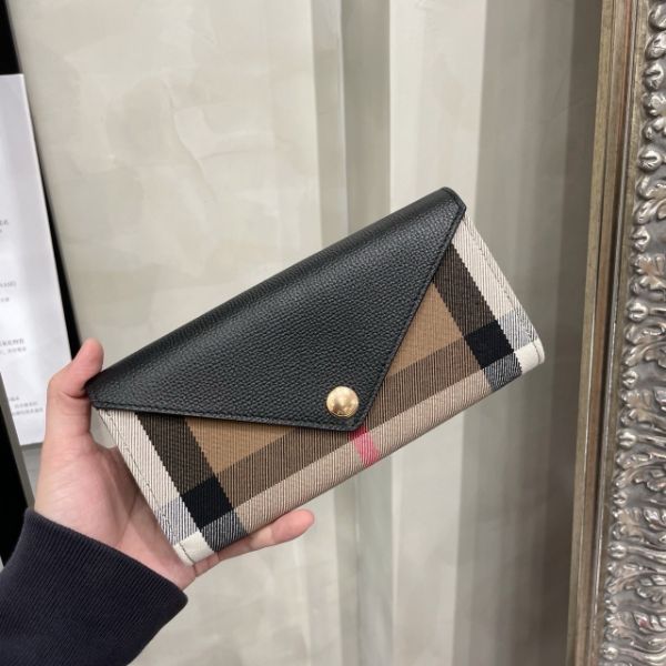 圖片 Burberry Vintage 信封式格紋長夾