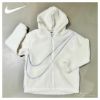 圖片 NIKE W SWOOSH 搖粒絨 大勾 連帽外套 黑色FZ6536-010  白色FZ6536-133