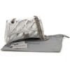 圖片 Balenciaga 716351 Crush 絎縫小號鏈條包 爆裂金屬銀色﻿《佳節年終折扣 優於平日優惠價》