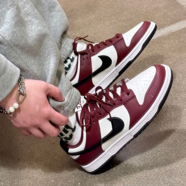 圖片 🍷Nike Dunk Low “Dark Team Red” 酒紅 黑勾 男鞋 FZ4616-600