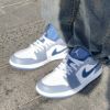 圖片 Nike Air Jordan 1 Low "Ashen Slate"  霧霾藍 553558-414