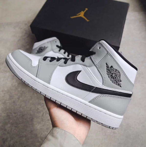 Nike Air Jordan 1 Mid Light Smoke Grey 煙灰高筒男鞋554724-092