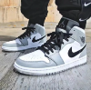 圖片 Nike Air Jordan 1 Mid Light Smoke Grey  煙灰 高筒 男鞋 554724-092