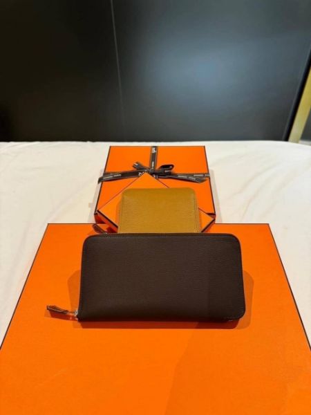 圖片 Hermes 絲巾長夾 摩卡色