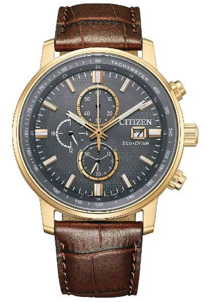 圖片 【高雄時光鐘錶】CITIZEN 星辰 Chronograph CA0843-11H 亞洲限定款 三眼 計時功能