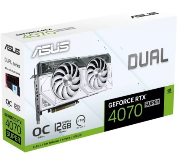 圖片 全新盒裝 華碩 DUAL RTX4070S-O12G WHITE