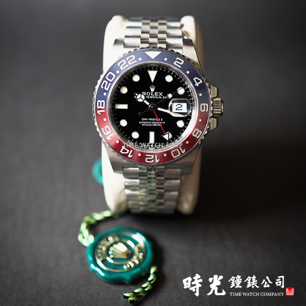 圖片 已售出【高雄時光鐘錶】全新 ROLEX 勞力士 126710 BLRO 2022年 百事可樂圈 GMT-Master II 蠔式鋼 腕錶