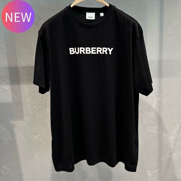 圖片 Burberry 80553071 男款標誌印花短袖棉T 上衣 XS/S/M/L/XL 黑色《2024季度新品》