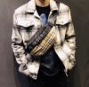 圖片 Burberry 80265571 中款 Vintage 格紋接合棉質腰包【促銷品】