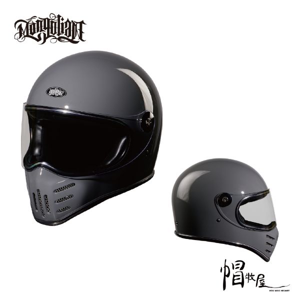 圖片 【帽牧屋】MONGOLIAN蒙古人 全罩 安全帽 山車帽 鎖鏡武侍魂 星戰帽 雙D扣 水泥灰