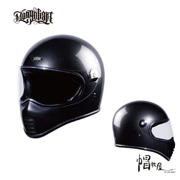 圖片 【帽牧屋】MONGOLIAN 蒙古人 全罩 安全帽 山車帽 鎖鏡星爵星戰帽 雙D扣 星塵灰