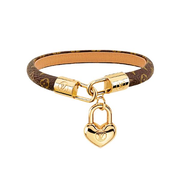 圖片 LOUIS VUITTON 路易威登 CRAZY IN LOCK 皮製手環 M6451E