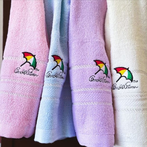 圖片 👍凱美棉業｜MIT台灣製 28兩厚實雨傘牌 刺繡小LOGO大人巾/毛巾 粉嫩4色款  2打組