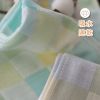 圖片 👍凱美棉業｜彩色格紋純棉紗布 成人毛巾 雙層紗布大人巾  3打組