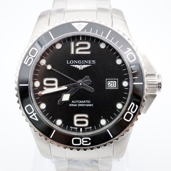 圖片 LONGINES 浪琴 L37814566 深海征服者 浪鬼 陶瓷 潛水機械腕錶 41mm