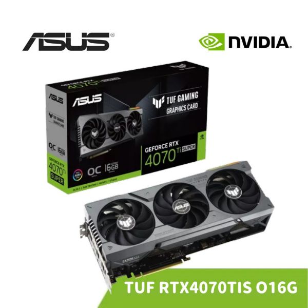 圖片 ASUS 華碩 TUF-RTX4070TIS-O16G-GAMING 顯示卡