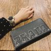 圖片 Prada 2ML317 PRADA LOGO Zip Wallet 多格層拉鍊長夾 黑