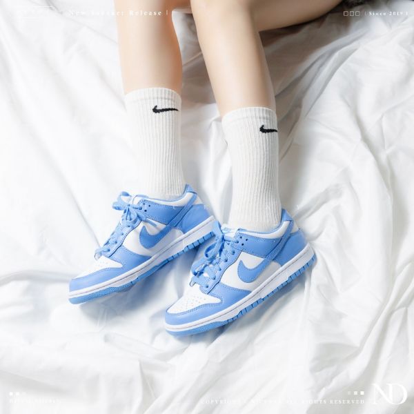 Nike Dunk Low UNC 大學藍 白 藍 女碼 大童 Cw1590-103